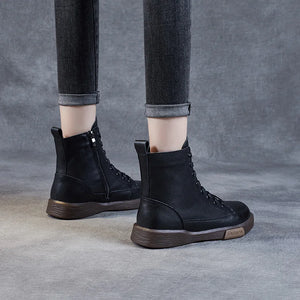 Crafted for Comfort DRKANOL Leather Ankle Boots