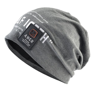 Men's Printed Beanie Hats