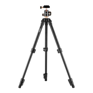 Andoer Q160SA Camera Tripod with Panoramic Ballhead Bubble Level Adjustable Height for DSLR Camera Camcorder Mini Projector