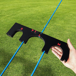 Golf Training Aid  Alignment Gate  6 Sticks  5 Angles