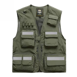 Men's Multi Pocket Photography Vest