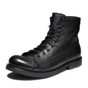 Timeless Style: Retro Men's Ankle Boots