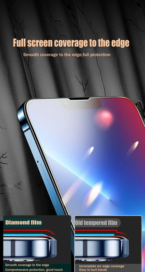 4PCS Tempered Glass On iPhone 14 13 Mini 12 11 Pro Max X XS XR 7 8 Plus SE 3 Screen Protector For iPhone 14Plus Protective Film Screen Protector iPhone Screen Protector
