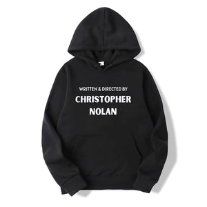Written And Directed By Christopher Nolan hoodies Mens  Women's