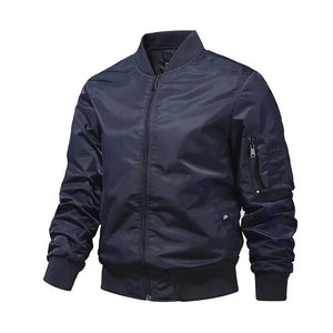 Versatile Men's Bomber Jacket  Perfect for Spring  Autumn