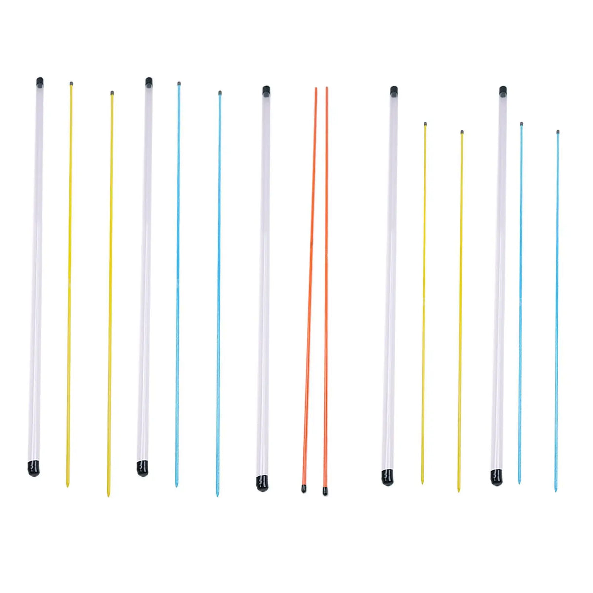 Essential Golf Training Tool Alignment Sticks & Storage Bag