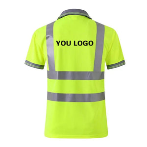 Men's Safety Vest Reflective  Fluorescent Yellow  Workwear