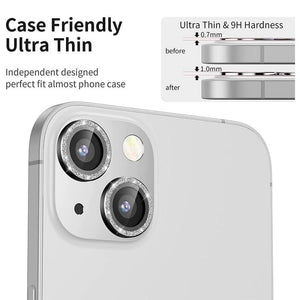 3/1Pcs Luxury Camera Lens Protector For iPhone13 12 11 Pro Max Camera Protective For iPhone 12 13 Mini Back Lens Glass Camera Cover Circle Tempered Glass Protector