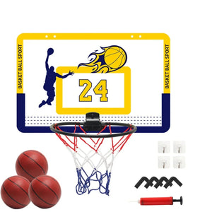 Door and Wall Mounted Kids' Basketball Hoop Gift Set
