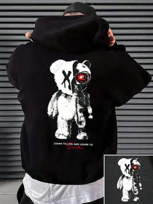 Unique Style  Creative Bear Hoodie