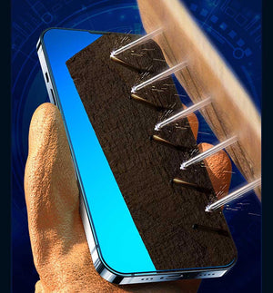 4PCS Tempered Glass For iPhone 11 12 13 14 Pro MAX XR X XS Max Screen Protector on For iPhone 12 11 13 14 Mini 7 8 6 Plus Glass Edge- Bubble Free- Scratch Resistant Protective Film For iPhone