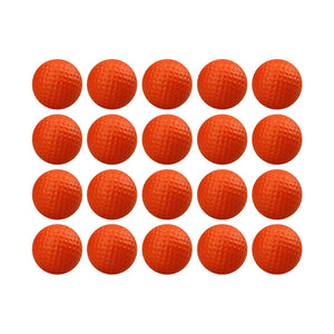 20 Pcs Color Sponge Indoor Practice PU Foam Golf Balls