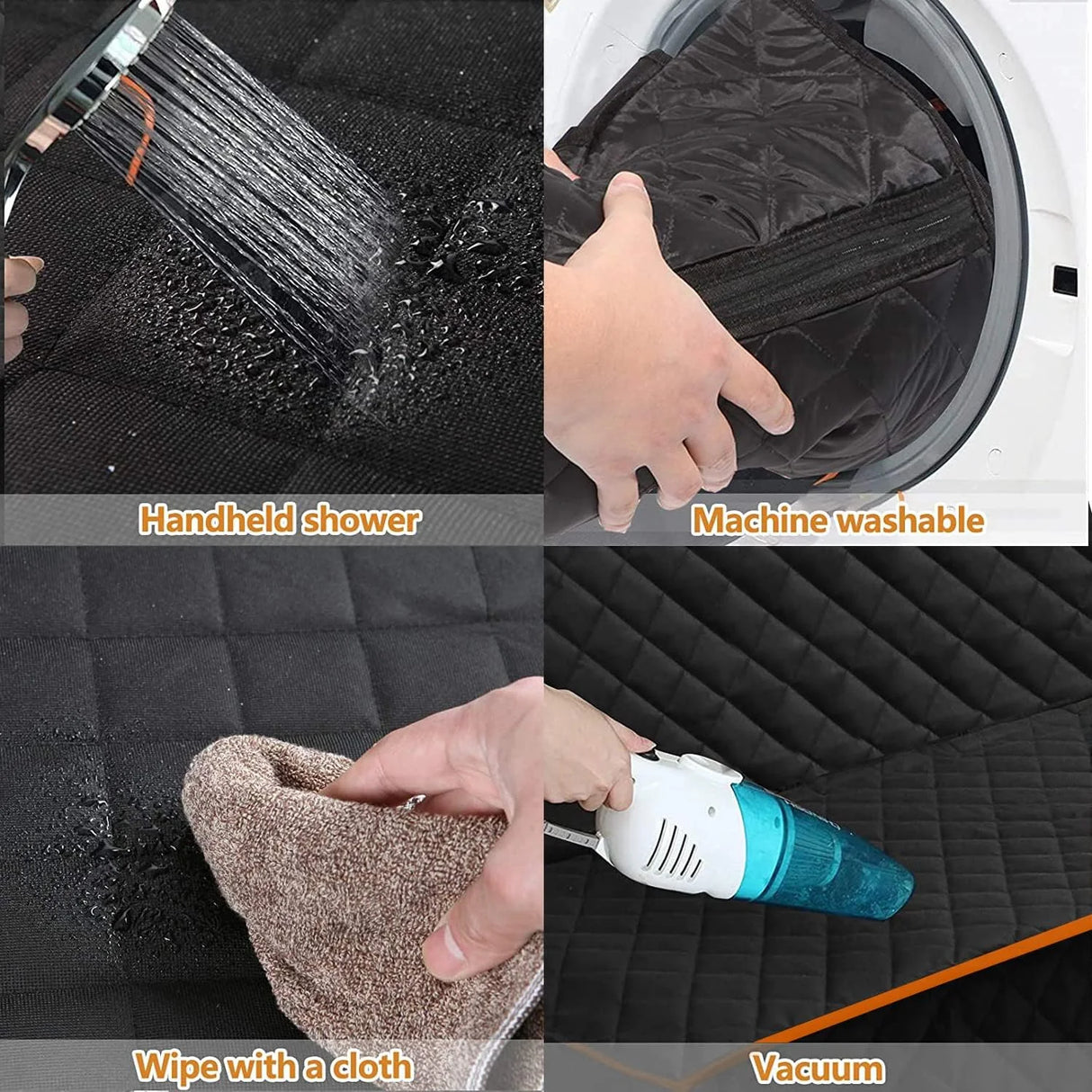 Dog Car Seat Cover, Back Seat Cover for Dogs Pet Car Seat Protector Waterproof Bench Car Seat Cover, Non-Slip Reat Seat Cover
