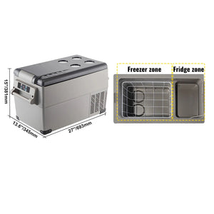 Portable Car Fridge Keep Your Food & Drinks Cold on the Go 20-55L