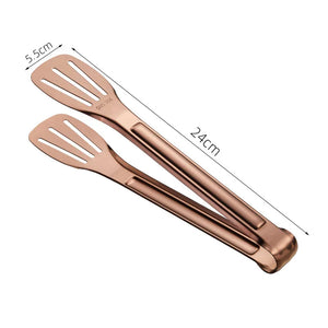 304 Stainless Steel BBQ Tongs Nonstick Meat Salad Clamp Kitchen Accessories Free Shipping