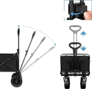 Heavy-Duty Collapsible cart  with Wheels