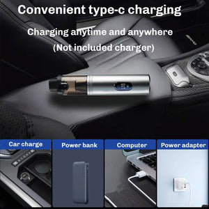 Cordless Handheld Vacuum Cleaner 30000Pa Mini Portable Wireless Cleaner for Home Office & Car Appliance Poweful Cleaning Machine