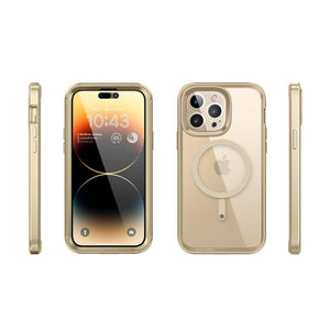 Elegant iPhone 14 Pro Max Case 6.7" Strong Edges Slim Frame Clear Protective Case with Built-in Screen Protector Compatible Shockproof Thin Clear Case Luxury Case For Smartphone