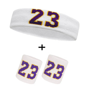 Cotton Sports Headband with Wrist Guard