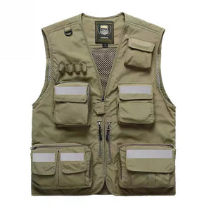 Men's Multi Pocket Photography Vest