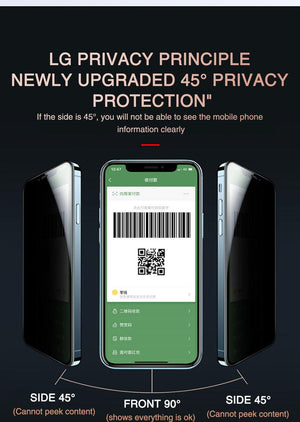 200D Anti Glare Tempered Glass For iPhone 13 12 11 14 Pro Max Mini Privacy Screen Protector iPhone 14 7 8 Plus XR X Screen Glass Anti Spy Tempered Glass Screen Protector Full Coverage