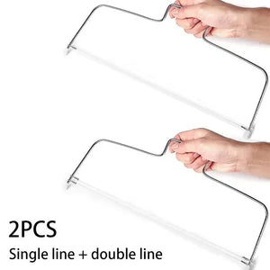 Adjustable Height Cake Slicer Stainless Steel Mold Bakeware Tool