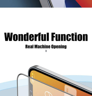 9D Full Cover Glass Screen Protector for IPhone 11 Pro Max 14 12 X s XS XR Tempered Glass on IPhone 13 Mini 7 8 6S Plus SE Film  Tempered Glass Screen Protector Compatible for iPhone