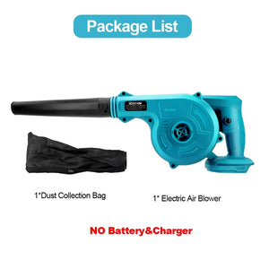 2 In 1 Electric Air Blower Garden Cordless Vacuum Cleaner Dust Computer Collector Handheld Power Tools For Makita 18V Battery