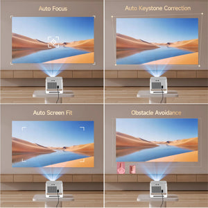 Magcubic HY350Max 900ANSI Android 14 Projector Auto Focus Projector Support 8K Native 1080P Wifi6 BT5.4 16G Allwinner H726 Portable Projector