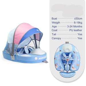 Float 2 Canopy & Chest Support for Safe & Fun Baby Swimming