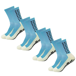 4 Pack Men s Anti Slip Soccer Socks