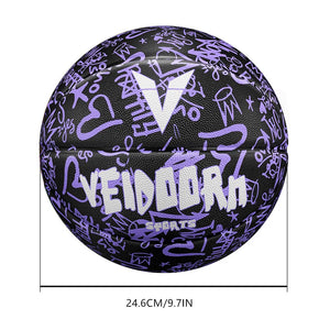 Outdoor Durable Basketball with Pump and Net