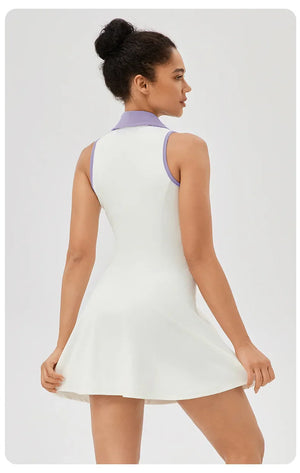 Sleeveless Tennis Skirt Dress