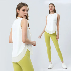 Summer Cool  Breathable Mesh Yoga Tank