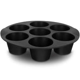 7 Inch Silicone Muffin Pan for 3.5-5.8L Air Fryer Non-Stick Cupcake Mold