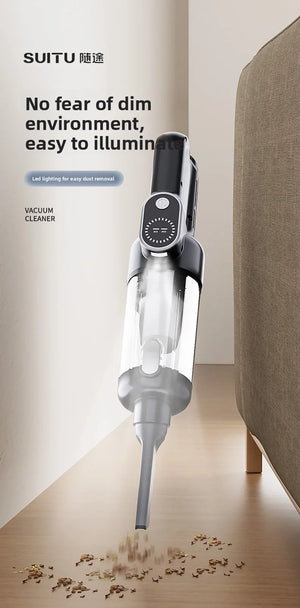 65000RPM Portable Car Vacuum Cleaner Wireless Handheld Mini Wet Dry Silent Powerful for Auto Cleaning