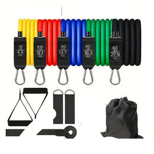Resistance Band Set for Yoga, Pilates, & Fitness