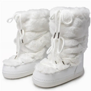 Stay Warm in Style  Winter Fur Boots