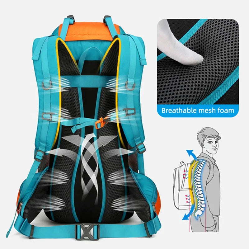 Large Capacity Outdoor Climbing Backpack | Hiking & Trekking