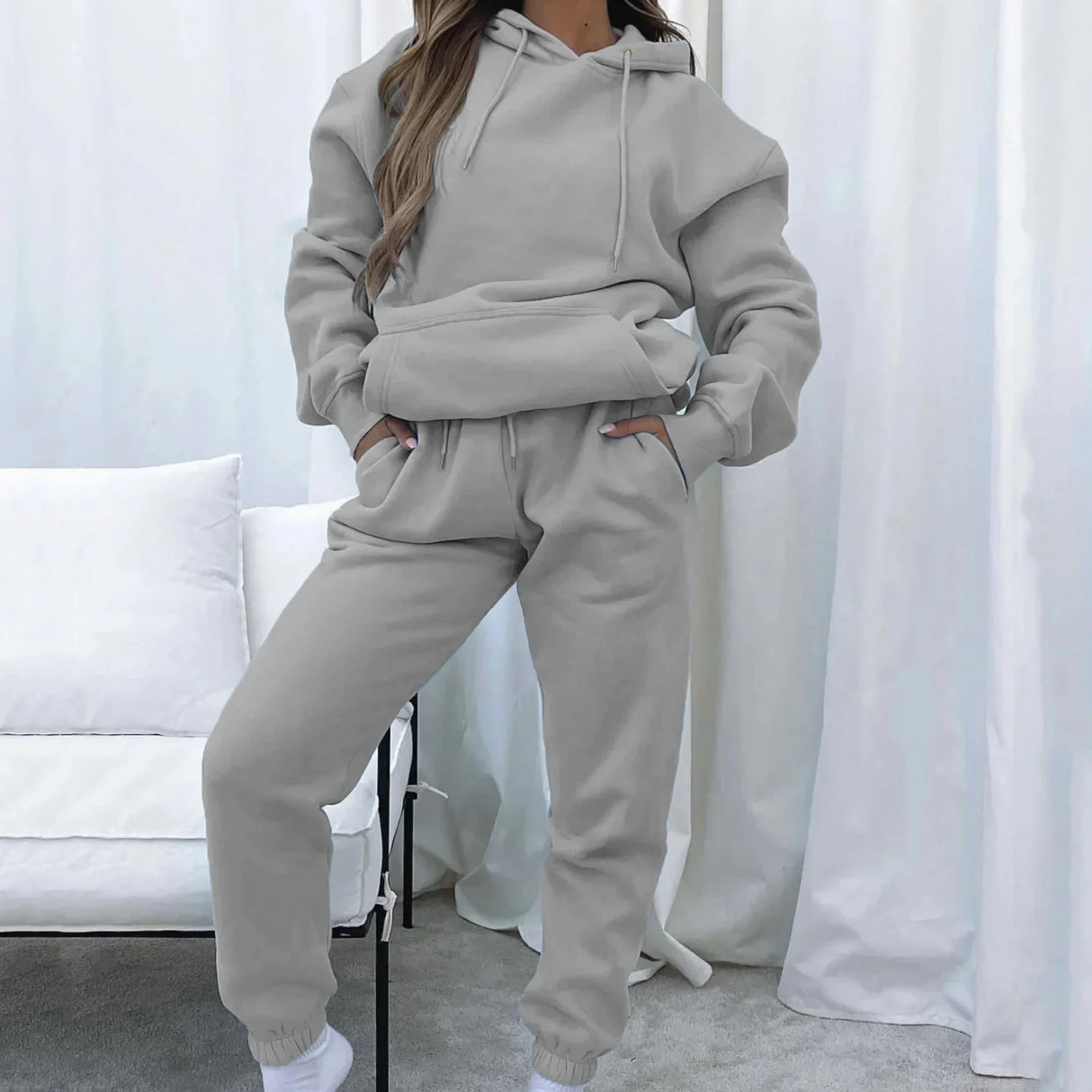 Cozy and Stylish  2 Piece Tracksuit Set