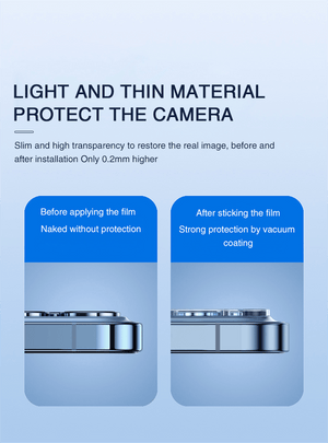 4Pc Camera Lens Protector For iPhone 14 13 12 Pro Max Full Cover Tempered Glass For iPhone 13 12 Mini Camera Protector Lens Film Camera Protective Glass For iphone