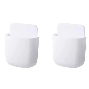 Wall Mounted Remote Control and Phone Storage Holder 2PCS