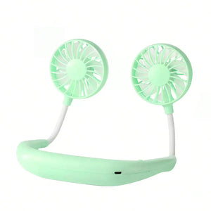 Portable Neck Fan, Wearable Hands-Free Personal Fan, Essential Cooling Fan For Summer Home, Office, Outdoor, Sports, Beach, Camping, Travel, Holiday Travel