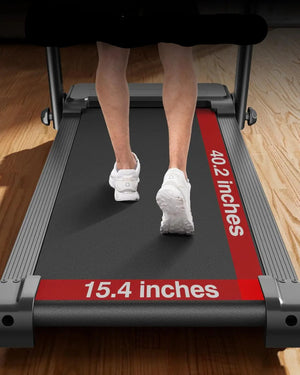 Home Treadmill 3.0HP Brushless Folding Heart Rate 300lbs