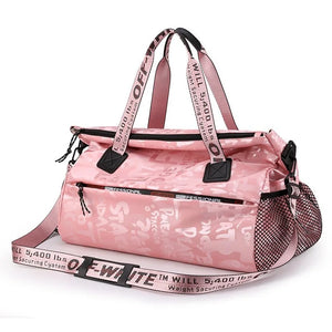 Women's Gym & Travel Bag with Wet/Dry Compartment