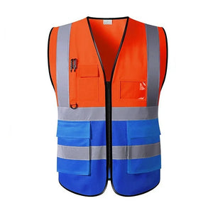 Unisex Reflective Safety Vest for Work & Outdoor Activities