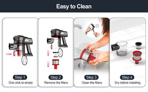 INSE N650 Cordless Vacuum Cleaner Powerful Suction 4-in-1 Stick Vacuum Cleaner Rechargeable Battery Up to 45mins Runtime