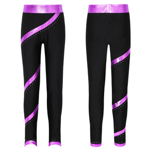 Girls' Figure Skating Leggings