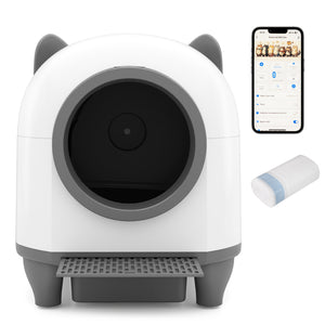 Self-Cleaning Litter Box for Multi-Cat & Senior Cats Home