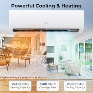 Serie EchoCool aire acondicionado split 23000 BTU  208/230V con Bomba de Calor